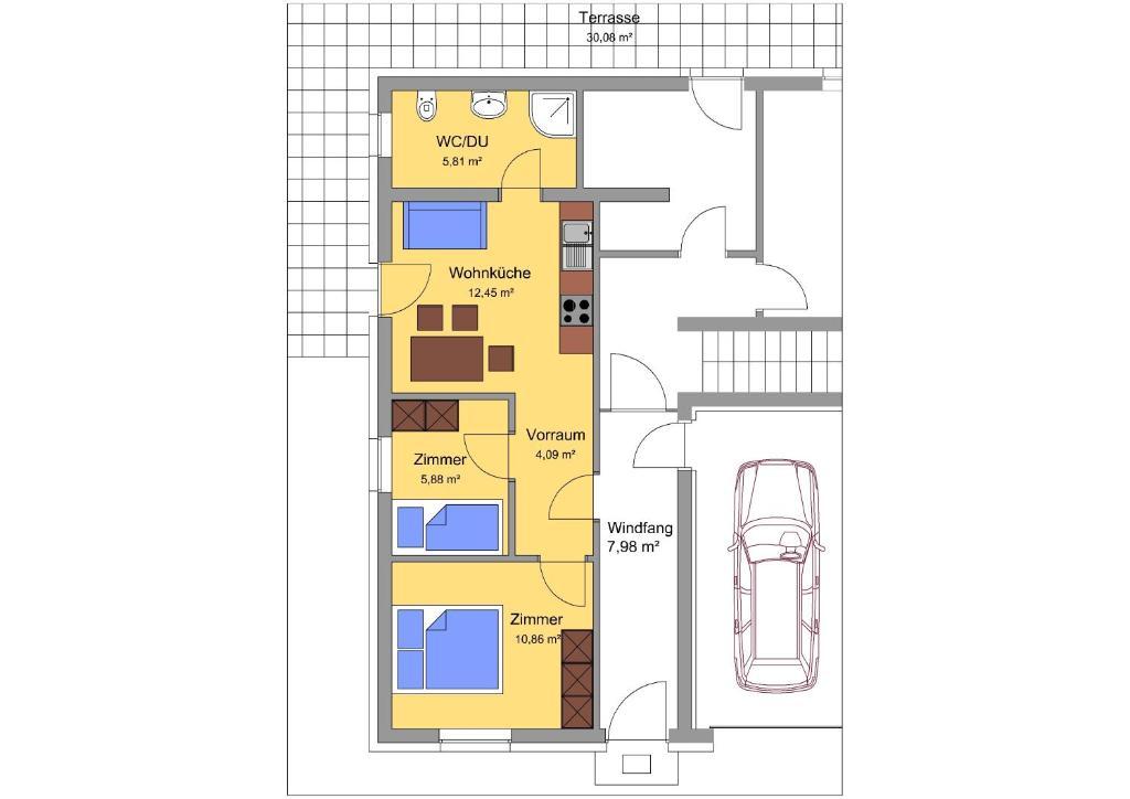 Appartement Christopherus بيتنيو آم أرلبرغ الغرفة الصورة